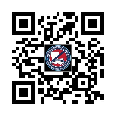 QR Code for link to Louisiana car seat fitting stations