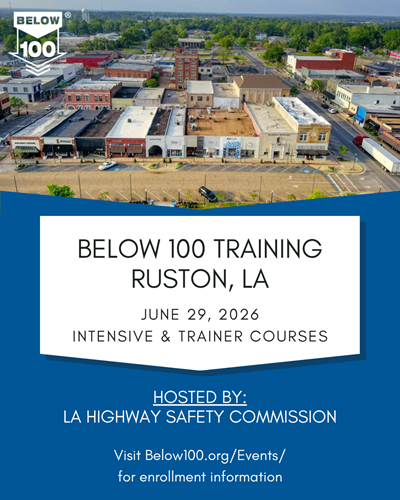 Ruston Below 100 Police Training Louisiana June 29, 2026